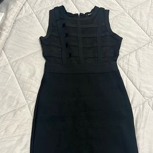 Black bandage dress